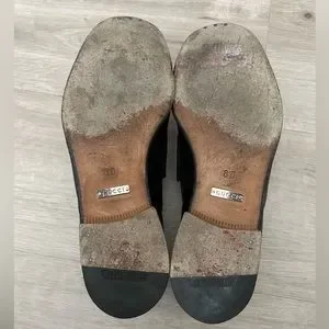 Gucci | Shoes | Gucci Genuine Leather Black Loafers Size 8 D  display picture 2